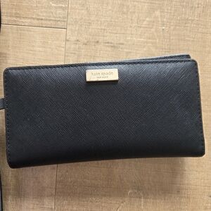 Kate Spade Black Leather Wallet